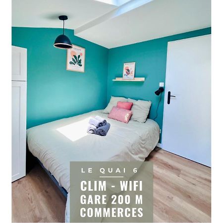 Le Quai 6 - Studio Neuf Calme Lumineux - Clim - Wifi - Gare A 200M Aparthotel Agen Kültér fotó